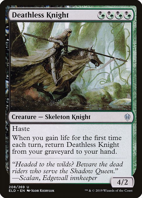 Deathless Knight - Throne of Eldraine #208