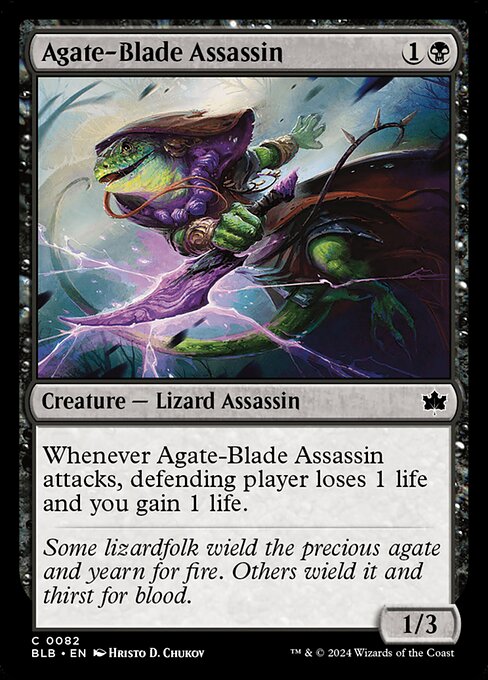 Agate-Blade Assassin - Bloomburrow #82