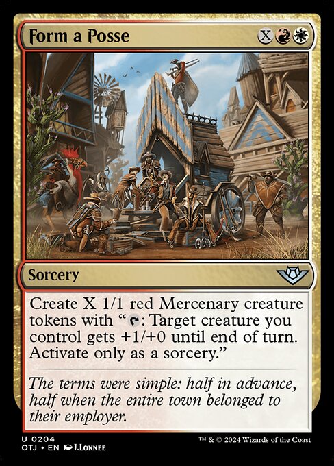 Form a Posse Outlaws of Thunder Junction Magic: The Gathering card image