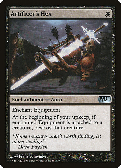 Artificer's Hex Magic 2014 Magic: The Gathering card image
