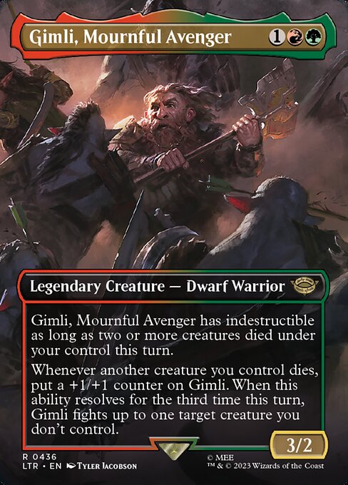 Gimli, Mournful Avenger - The Lord of the Rings: Tales of Middle-earth #436