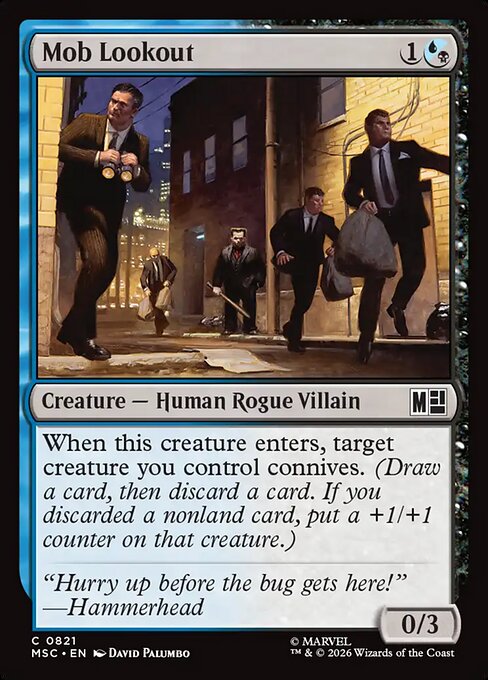 Mob Lookout Marvel Super Heroes Commander Magic: The Gathering card image