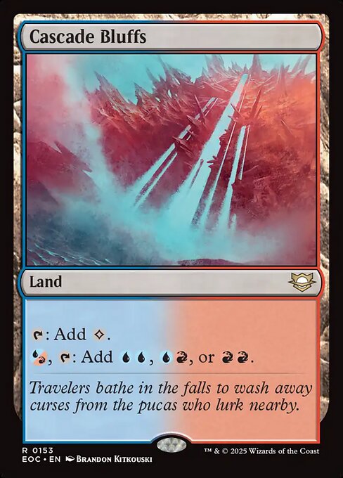 Cascade Bluffs - Edge of Eternities Commander #153