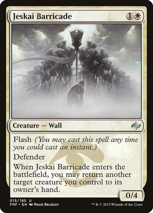 Jeskai Barricade - Fate Reforged #15