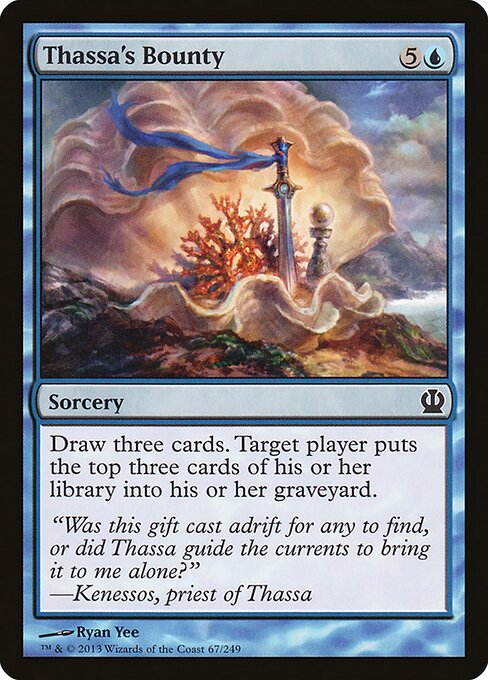 Thassa's Bounty Theros Magic: The Gathering card image