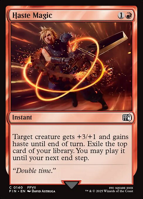Haste Magic - Final Fantasy #140 Magic: The Gathering card image