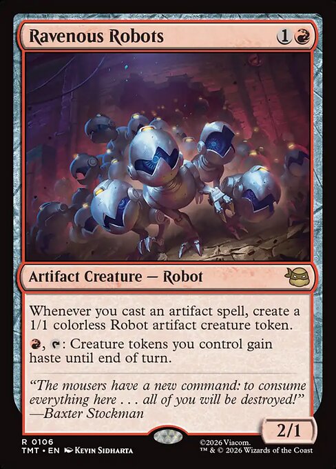 Ravenous Robots Teenage Mutant Ninja Turtles Magic: The Gathering card image