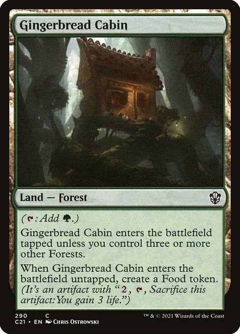 Gingerbread Cabin - Commander 2021 #290