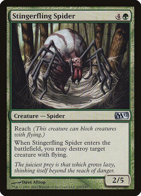 Stingerfling Spider - Magic 2012 #197