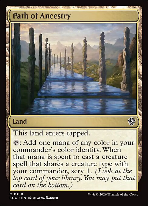 Path of Ancestry Lorwyn Eclipsed Commander Magic: The Gathering card image