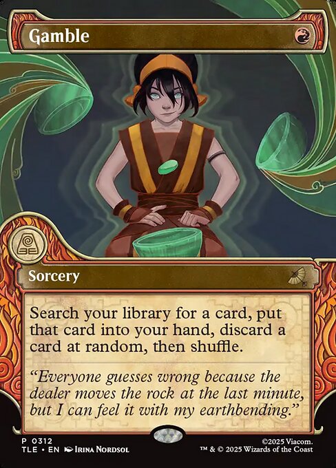 Gamble Avatar: The Last Airbender Eternal Magic: The Gathering card image