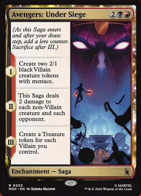 Avengers: Under Siege Marvel Super Heroes Magic: The Gathering card image