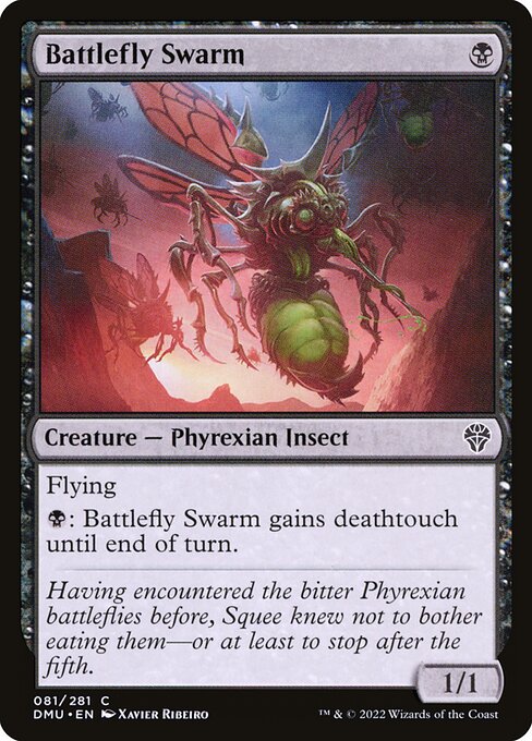 Battlefly Swarm - Dominaria United #81 Magic: The Gathering card image