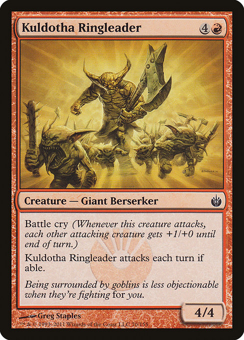 Kuldotha Ringleader - Mirrodin Besieged #70
