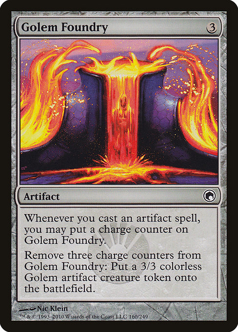 Golem Foundry - Scars of Mirrodin #160