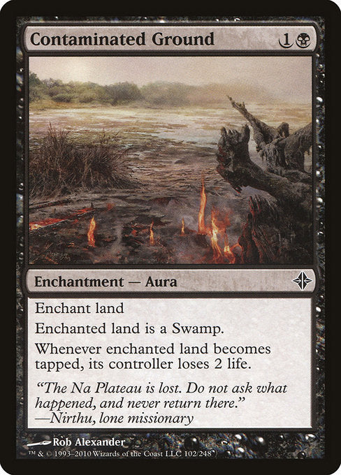 Contaminated Ground - Rise of the Eldrazi #102