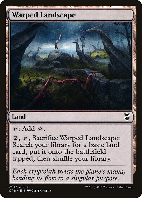 Warped Landscape - Commander 2018 #291