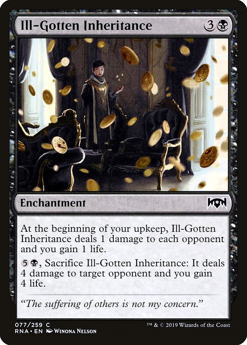 Ill-Gotten Inheritance - Ravnica Allegiance #77