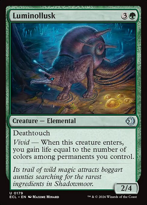 Luminollusk - Lorwyn Eclipsed #179 Magic: The Gathering card image