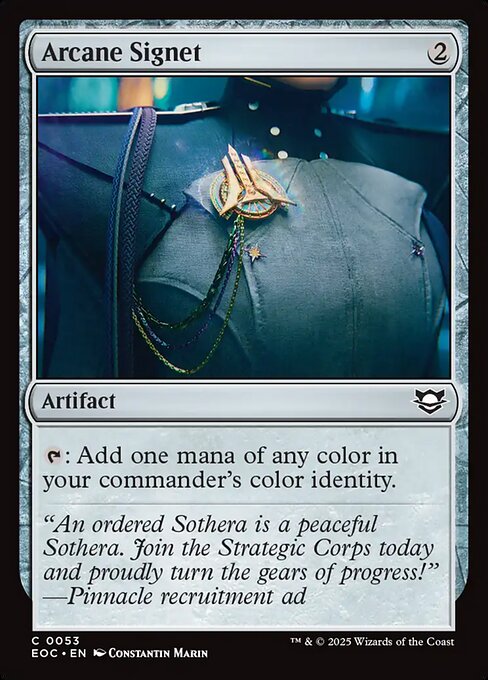 Arcane Signet Edge of Eternities Commander Magic: The Gathering card image