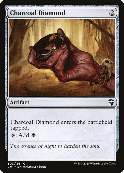 Charcoal Diamond Commander Legends Magic: The Gathering card image