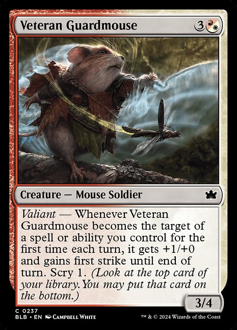 Veteran Guardmouse - Bloomburrow #237