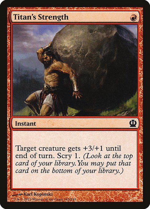 Titan's Strength - Theros #145