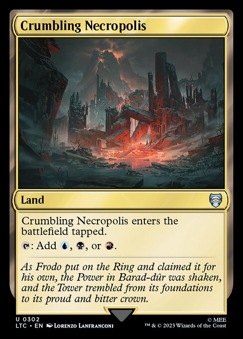 Crumbling Necropolis - Tales of Middle-earth Commander #302