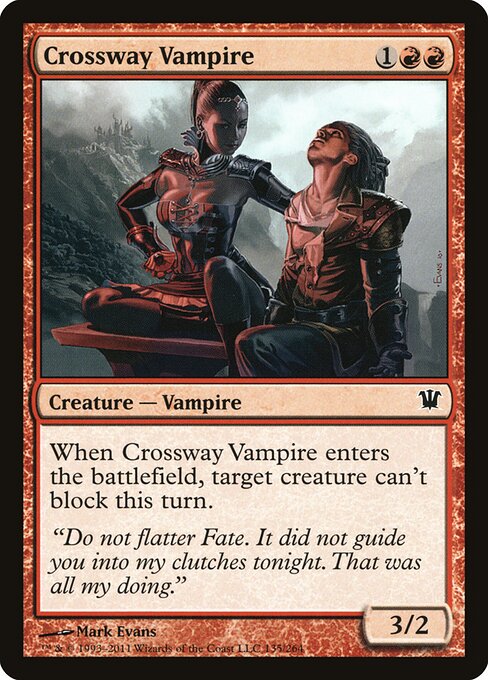 Crossway Vampire Innistrad Magic: The Gathering card image