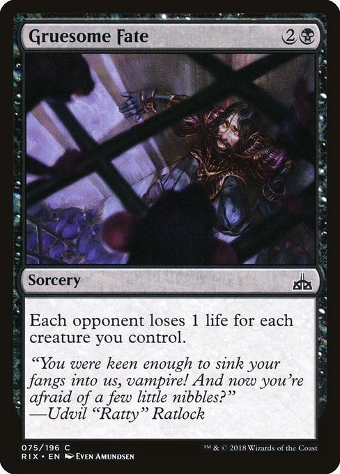 Gruesome Fate - Rivals of Ixalan #75
