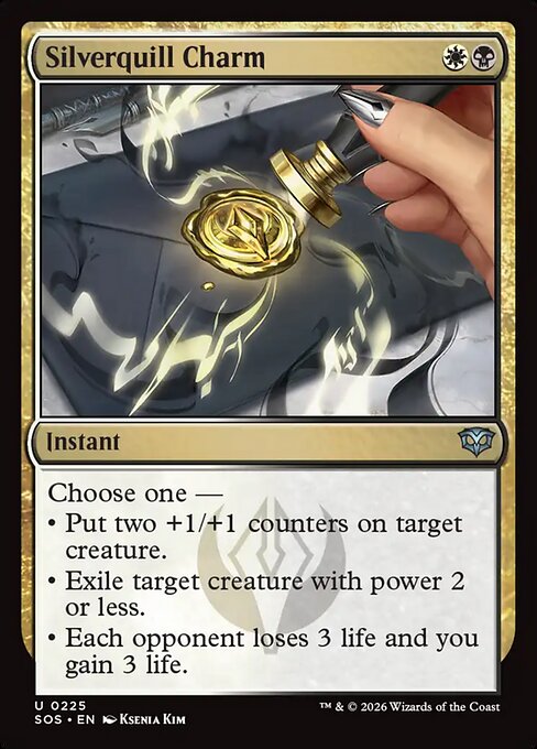 Silverquill Charm - Secrets of Strixhaven #225
