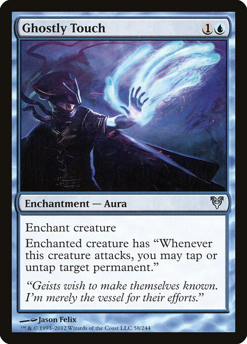 Ghostly Touch Avacyn Restored Magic: The Gathering card image