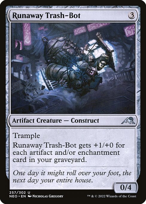 Runaway Trash-Bot - Kamigawa: Neon Dynasty #257