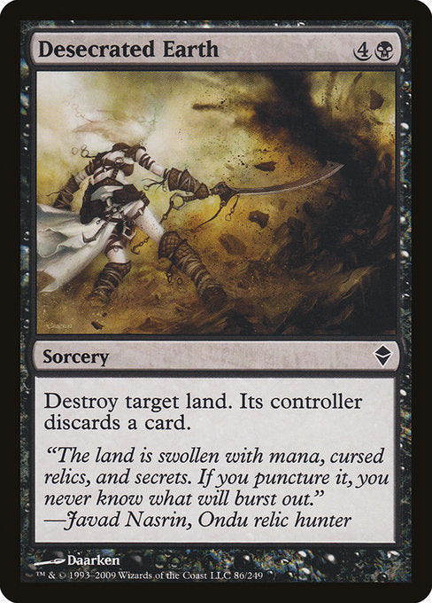 Desecrated Earth - Zendikar #86