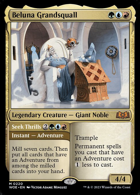 Beluna Grandsquall // Seek Thrills - Wilds of Eldraine #220