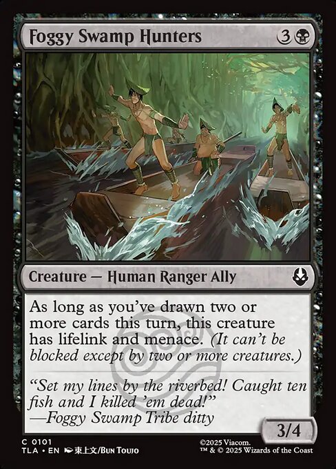 Foggy Swamp Hunters Avatar: The Last Airbender Magic: The Gathering card image