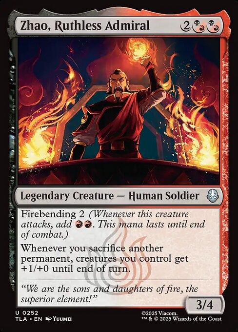 Zhao, Ruthless Admiral - Avatar: The Last Airbender #252