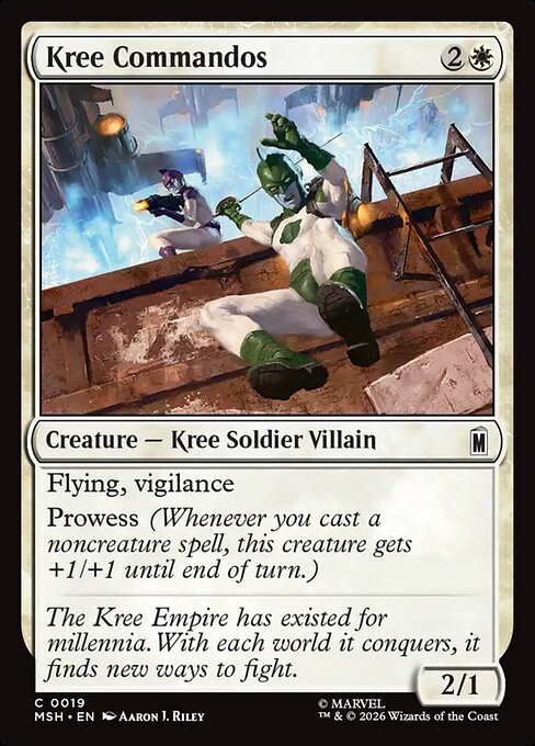 Kree Commandos - Marvel Super Heroes #19 (Foil)