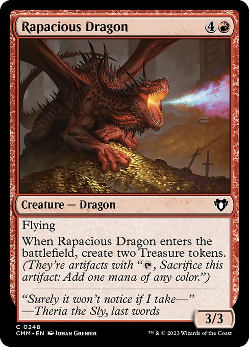 Rapacious Dragon - Commander Masters #248