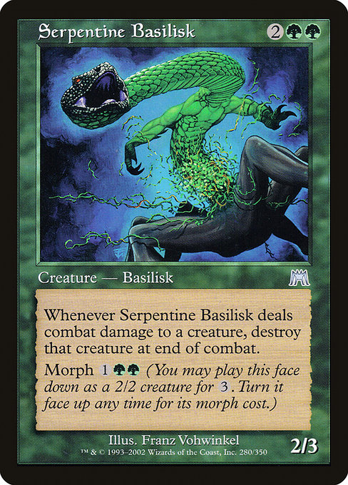 Serpentine Basilisk - Onslaught #280
