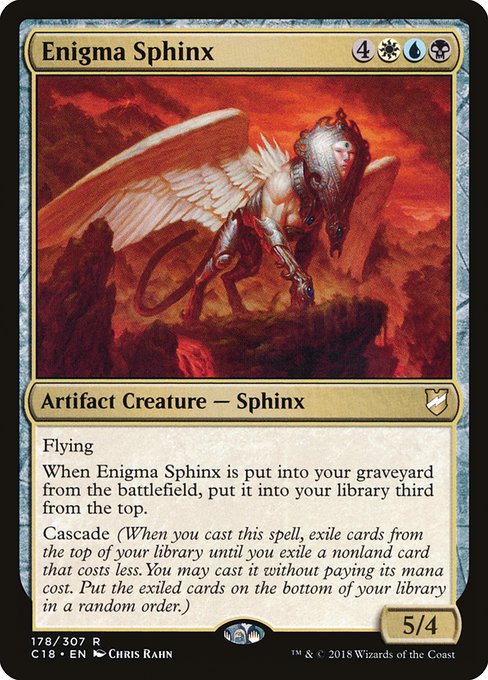 Enigma Sphinx - Commander 2018 #178