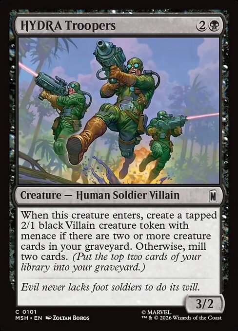 HYDRA Troopers - Marvel Super Heroes #101 (Foil)