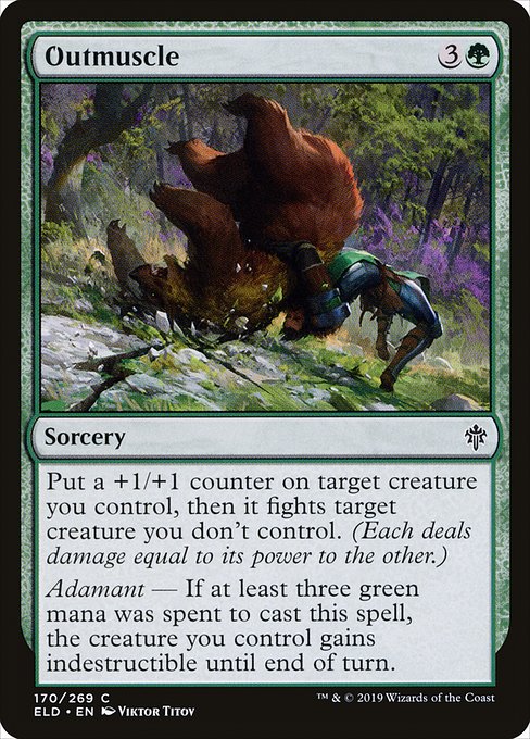 Outmuscle - Throne of Eldraine #170