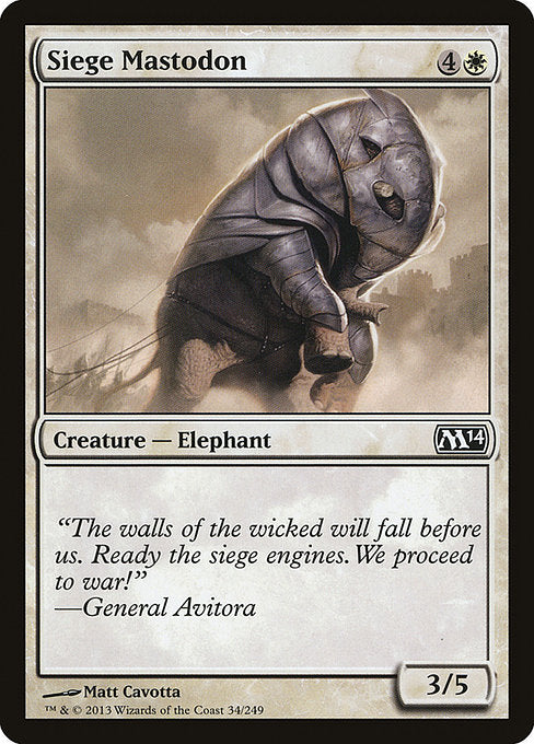 Siege Mastodon - Magic 2014 #34