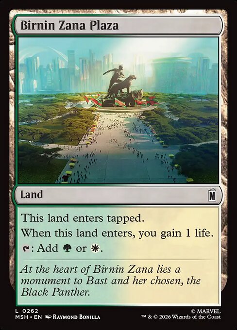 Birnin Zana Plaza Marvel Super Heroes Magic: The Gathering card image
