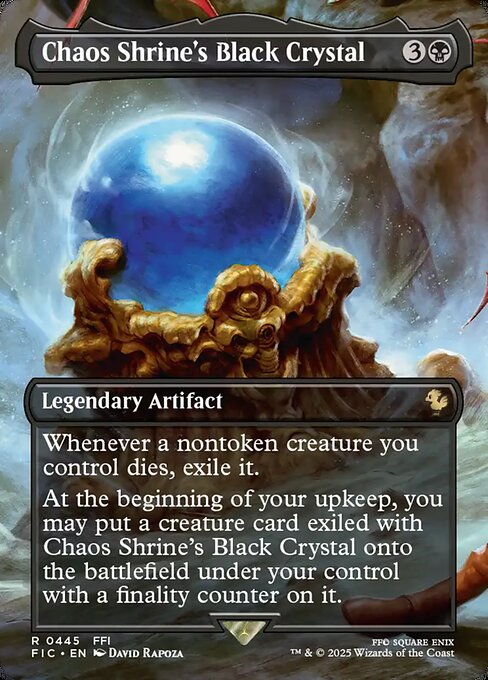 Chaos Shrine's Black Crystal - Final Fantasy Commander #445