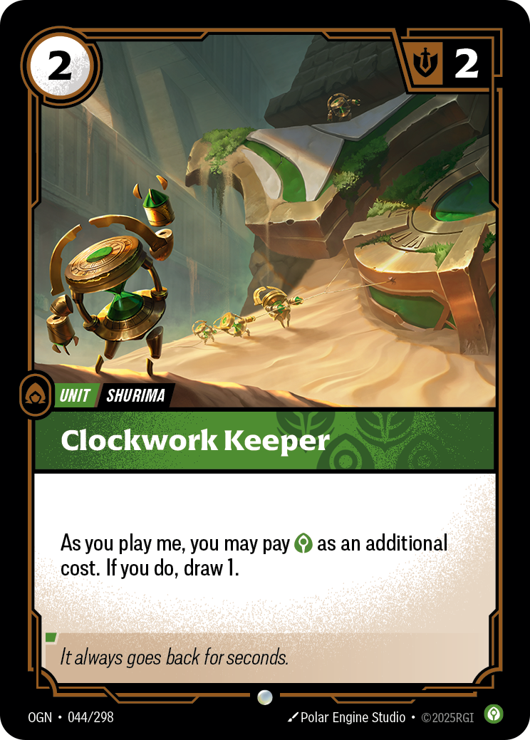 Clockwork Keeper Riftbound card image