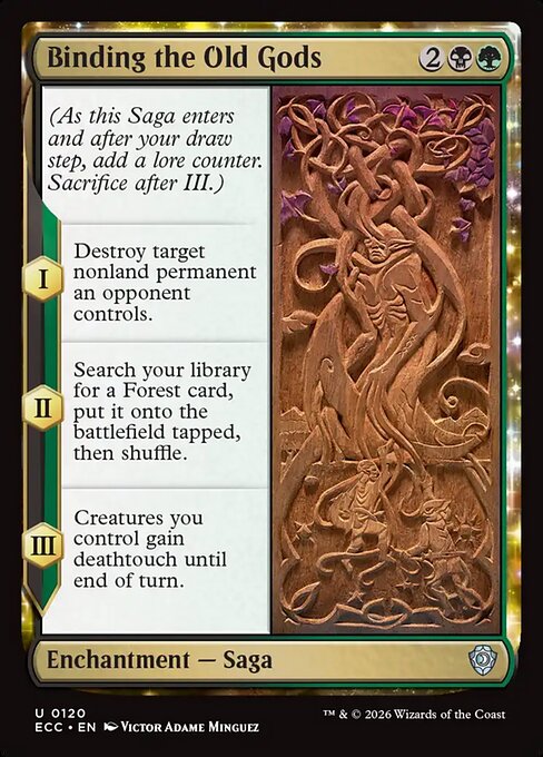 Binding the Old Gods - Lorwyn Eclipsed Commander #120
