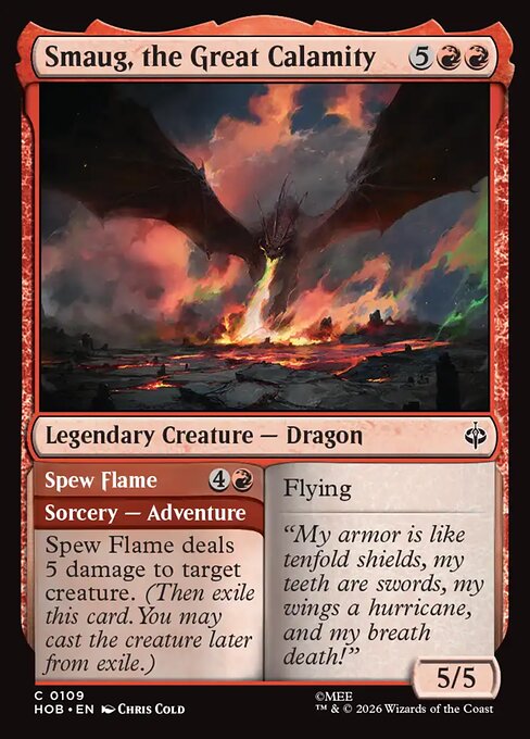 Smaug, the Great Calamity // Spew Flame HOB 109