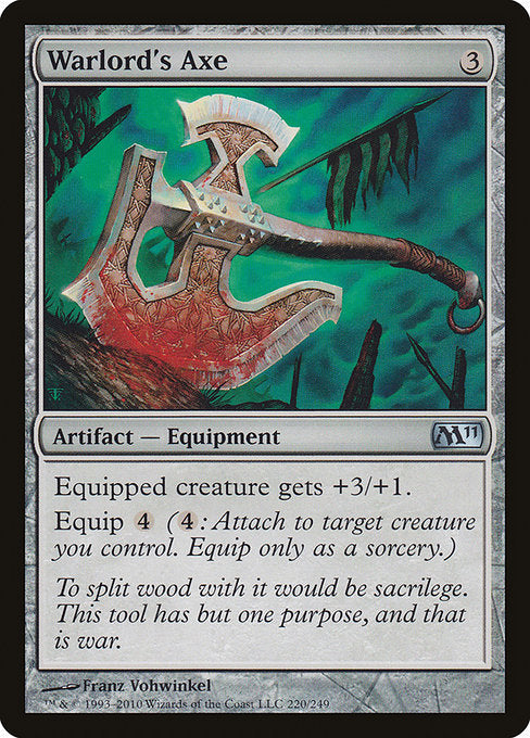Warlord's Axe - Magic 2011 #220